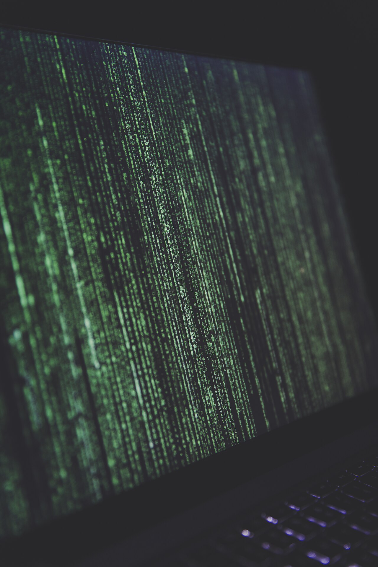 Code displayed on a computer screen